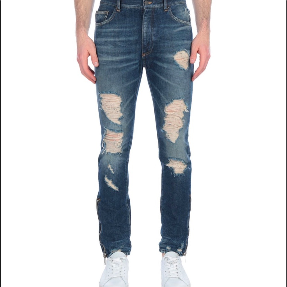 Palm angels men’s denim regular fit jeans